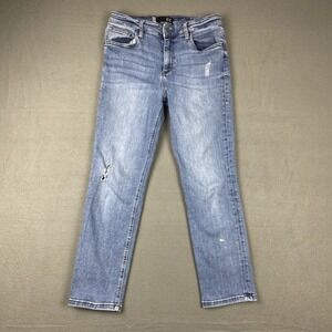 KUT from the Kloth Rachael Mom Jeans Size 8 Distressed Denim
